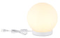 Preview: Globo Norta E27 Tischleuchte 40W Weiß Matt, Metall Ø25cm 2282