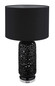 Preview: Globo Sebastian E27 Tischleuchte 40W Schwarz Matt, Keramik Ø40cm 24144B
