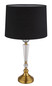 Preview: Globo Arro E27 Tischleuchte 40W Messingfarben Matt, Metall Ø35cm 24146B