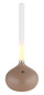 Preview: Globo Turner LED Tischleuchte 0,85W CCT IP44 Champagnerfarben Matt 24,3cm 28067CH
