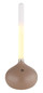 Preview: Globo Turner LED Tischleuchte 0,85W CCT IP44 Champagnerfarben Matt 24,3cm 28067CH