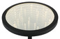 Preview: Globo Bryon LED Stehleuchte 16W Warmweiß Schwarz Matt, Metall Ø50cm 28086