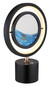 Preview: Globo Reedi LED Tischleuchte 4W CCT Schwarz Matt, Metall Ø20cm 28220