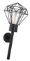 Preview: Globo Horace E27 Außenleuchte 15W IP44 Schwarz, Edelstahl 28,5cm 31355W