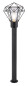 Preview: Globo Horace E27 LED Außenleuchte IP44 Schwarz, Edelstahl 100cm 31357