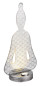Preview: Globo Solarleuchte Metall Silberfarben, 1Xled LED Solarleuchte 0,06W IP44 Silberfarben Antik, Metall 36cm 33568