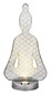 Preview: Globo Solarleuchte Metall Silberfarben, 1Xled LED Solarleuchte 0,06W IP44 Silberfarben Antik, Metall 36cm 33568