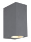 Preview: Globo Veronika GU10 Außenleuchte 2-fach 35W IP44 Anthrazit, Aluminium Druckguss 15cm 34164-2
