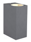 Preview: Globo Veronika GU10 Außenleuchte 2-fach 35W IP44 Anthrazit, Aluminium Druckguss 15cm 34164-2