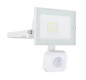 Preview: Globo Helga I LED Außenleuchte 20W Tageslichtweiß IP44 Weiß, Aluminium Druckguss Bewegungssensor 13cm 34248WS