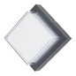 Preview: Globo Jalla LED Außenleuchte 12W Warmweiß IP54 Anthrazit, Aluminium Druckguss 16cm 34481