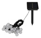Preview: Globo Solar LED Solarleuchte 20-fach 0,06W IP44 Schwarz Matt Ø3cm 36352-20