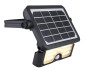 Preview: Globo Solarleuchte Kunststoff Schwarz, 1Xled LED Solarleuchte 5W Warmweiß IP65 Schwarz Bewegungssensor 3,4cm 36483