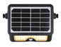 Preview: Globo Solarleuchte Kunststoff Schwarz, 1Xled LED Solarleuchte 5W Warmweiß IP65 Schwarz Bewegungssensor 3,4cm 36483