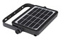 Preview: Globo Solarleuchte Kunststoff Schwarz, 1Xled LED Solarleuchte 5W Warmweiß IP65 Schwarz Bewegungssensor 3,4cm 36483