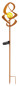 Preview: Globo Solarleuchte Metall Rostfarben, 1Xled LED Solarleuchte 0,06W IP44 Rostfarben, Metall 90cm 36531