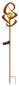 Preview: Globo Solarleuchte Metall Rostfarben, 1Xled LED Solarleuchte 0,06W IP44 Rostfarben, Metall 90cm 36531