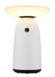 Preview: Globo Solarleuchte Aluminium Weiß, 1Xled LED Solarleuchte 10W Warmweiß IP54 Weiß Matt, Aluminium Memoryfunktion Ø16cm 36625W