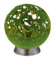 Preview: Globo Solarleuchte Metall Silbergrau, 1Xled LED Solarleuchte 0,06W IP44 Silbergrau, Metall Ø20cm 36746