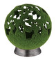 Preview: Globo Solarleuchte Metall Silbergrau, 1Xled LED Solarleuchte 0,06W IP44 Silbergrau, Metall Ø20cm 36746