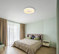 Preview: Globo Astania LED Deckenleuchte 24W Warmweiß Weiß, Metall Sparkle-Dekor Memoryfunktion Ø38cm 41264T