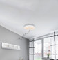 Preview: Globo Raffy LED Deckenleuchte 18W CCT IP44 Weiß Fernbedienung Nachtlicht Memoryfunktion Ø28cm 41366W