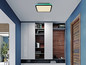 Preview: Globo Jaxxi LED Deckenleuchte 40W CCT Schwarz Matt, Metall Fernbedienung Memoryfunktion 7cm 41391-40