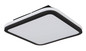 Preview: Globo Jaxxi LED Deckenleuchte 40W CCT Schwarz Matt, Metall Fernbedienung Memoryfunktion 7cm 41391-40