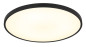 Preview: Globo Nielsen LED Deckenleuchte 32W Neutralweiß Schwarz Matt Ø40cm 41566-32S