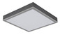 Preview: Globo Doro LED Deckenleuchte 12W Warmweiß Silberfarben, Aluminium 6cm 416080AD1