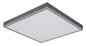 Preview: Globo Doro LED Deckenleuchte 24W CCT Silberfarben, Aluminium Fernbedienung Nachtlicht Memoryfunktion 7,5cm 416080AD2-CCT