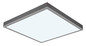 Preview: Globo Doro LED Deckenleuchte 24W CCT Silberfarben, Aluminium Fernbedienung Nachtlicht Memoryfunktion 7,5cm 416080AD2-CCT