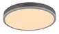 Preview: Globo Doro LED Deckenleuchte 24W CCT Silberfarben, Aluminium Fernbedienung Nachtlicht Memoryfunktion Ø45cm 416080AD2R-CCT