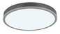 Preview: Globo Doro LED Deckenleuchte 24W CCT Silberfarben, Aluminium Fernbedienung Nachtlicht Memoryfunktion Ø45cm 416080AD2R-CCT