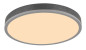 Preview: Globo Doro LED Deckenleuchte 24W Warmweiß Silberfarben, Aluminium Ø45cm 416080AD2R