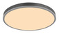 Preview: Globo Doro LED Deckenleuchte 40W CCT Silberfarben, Aluminium Fernbedienung Nachtlicht Memoryfunktion Ø60cm 416080AD4R-CCT