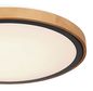 Preview: Globo Bruno LED Deckenleuchte 24W CCT Schwarz Matt, Metall Ø43,7cm 41764-24
