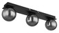 Preview: Globo Ander G9 Deckenleuchte 3-fach 10W IP44 Schwarz Matt, Metall Ø10cm 41928-3