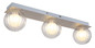 Preview: Globo Ander G9 Deckenleuchte 3-fach 10W IP44 Nickel Matt, Metall Ø10cm 41928-3N
