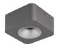 Preview: Globo Hangarau LED LED Strahler 6,50W Warmweiß Grau Dunkel, Aluminium 5,5cm 43100-1