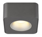 Preview: Globo Hangarau LED LED Strahler 6,50W Warmweiß Grau Dunkel, Aluminium 5,5cm 43100-1