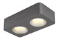 Preview: Globo Hangarau LED LED Strahler 11W Warmweiß Grau Dunkel, Aluminium 5,5cm 43100-2