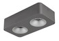 Preview: Globo Hangarau LED LED Strahler 11W Warmweiß Grau Dunkel, Aluminium 5,5cm 43100-2