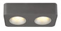 Preview: Globo Hangarau LED LED Strahler 11W Warmweiß Grau Dunkel, Aluminium 5,5cm 43100-2