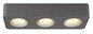 Preview: Globo Hangarau LED LED Strahler 14W Warmweiß Grau Dunkel, Aluminium 5,5cm 43100-3