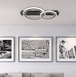 Preview: Globo Jayden LED Deckenleuchte 21W CCT Schwarz Matt, Metall Fernbedienung Memoryfunktion 8cm 48034-21RGB
