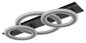 Preview: Globo Jayden LED Deckenleuchte 40W CCT Schwarz Matt, Metall Fernbedienung Memoryfunktion 8cm 48034-40RGB