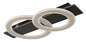 Preview: Globo Jayden LED Deckenleuchte 40W Warmweiß Schwarz Matt, Metall 7cm 48034A-40