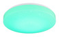 Preview: Globo Warata LED Deckenleuchte 12W Warmweiß Weiß Matt, Metall Fernbedienung Nachtlicht Sparkle-Dekor Memoryfunktion Ø33cm 48037RGB