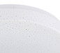 Preview: Globo Warata LED Deckenleuchte 12W Warmweiß Weiß Matt, Metall Fernbedienung Nachtlicht Sparkle-Dekor Memoryfunktion Ø33cm 48037RGB